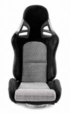 Joey Sport Minos Carbon Fiber Reclining Racing Seat Suede Houndstooth picture