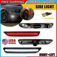 4-40x White/Red LED Side Marker Light Left Right AR3Z15A201B Fit Ford Mustang us picture