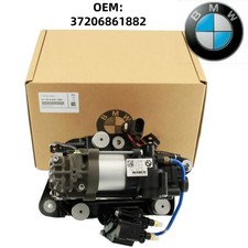 Genuine BMW 7Series G11 G12 740i 750i 17-20 Air Suspension Compressor W/Bracket picture