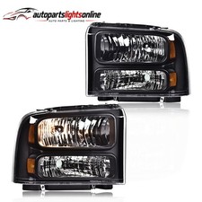 Conversion Headlights Lamp For 99-04 Ford Super Duty F-250 F-350 Truck Excursion picture