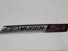 Rare JDM Genuine Factory Honda Civic MUGEN Si Emblem Decal OEM picture