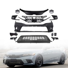 For 2022 2024 2023 Honda Civic LE EX Front Bumper Cover Grille Assembly Kit picture