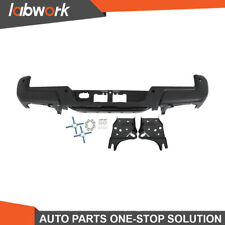 Labwork Black Rear Bumper For 2016-2023 Toyota Tacoma Assembly W/ Sensor Holes picture