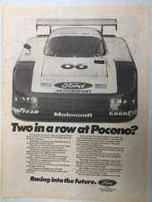 AW 57 Advertisement 1983 Ford Mustang GT Prototype Racing Pocono? 9-19-83 picture
