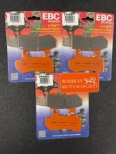 EBC 2 Sets Front + 1 Rear Brake Pads (3 Sets) 2008-2017 Harley FLHX Street Glide picture