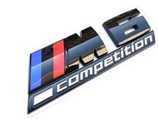 For M6 Competition Gloss Black Style Rear Trunk Emblem Badge M Sticker picture