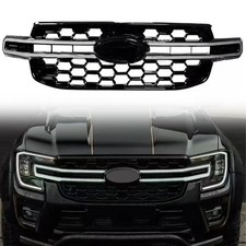 Front Mesh Grille Grid Front Bumper with Light Fit Ford Ranger T9 2023 2024 24+ picture