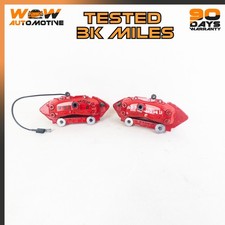 03-16 MASERATI GRANTURISMO FRONT RIGHT LEFT BRAKE CALIPER ASSEMBLY RED SET OEM picture