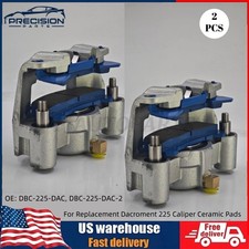 2 PCS Trailer Disc Brake Replaces Dacroment 225 Caliper Ceramic Pads DBC-225-DAC picture