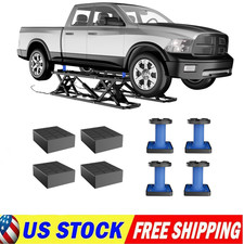 5000Lbs Portable Hydraulic Car Lift Heavy Duty Low Profile Max 25.2