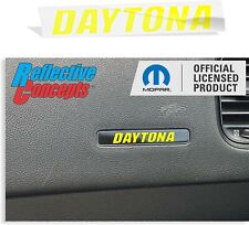 DAYTONA Dash Emblem Lettering Overlay Decal Sticker for 2017-2023 Dodge Charger picture