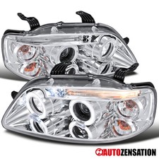 Fit 2004-2008 Chevy Aveo LED Halo Projector Headlights Lamps Left+Right 04-08 picture