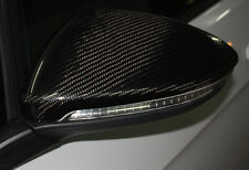New 2pcs Carbon Mirror Replacement Cover For Volkswagen VW Golf MK7 GTI TSI Kits picture