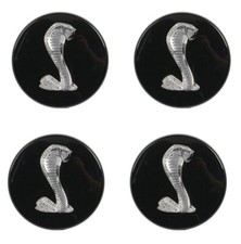 NEW 2007 - 2014 Mustang SHELBY GT500 Cobra Wheel Center Caps Set of 4 - 2 1/2