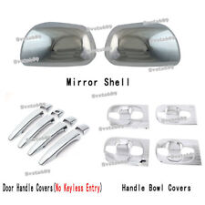For Toyota Sienna 2011-2020 ABS Chrome Side Door Mirror Handle Cover Bowl 14pcs picture