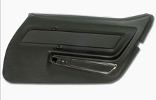 1969 Corvette C3 Door Panel - RH Black w/ Trim - Corvette America - NEW IN BOX picture