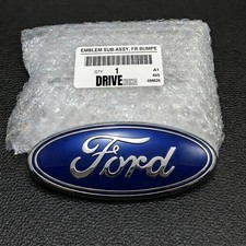 Ford 7 Inch Blue Silver Oval Emblem Pair Front Grille Rear Tailgate Badge Logo picture