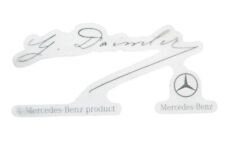Mercedes Benz OEM G Daimler Signed Windshield Sticker Decal Clear Label picture