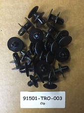 QTY 25: OEM Fender Push Type Retainer Clips For Honda Acura 91501-TR0-003 USA picture