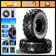 21x7-8 All-Terrain ATV Tires, 6PR Tubeless, Durable Off-Road Tires, Set of 2 picture