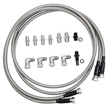 6AN 70 Inch GM Chevy Transmission Cooler Hose Line Kit Heavy Duty TBI picture