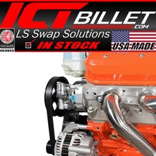 ICT Billet LS GTO (2005-2006) Power Steering Pump Bracket kit LS2 Billet picture