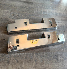 1962 1963 1964 Chevy Impala Arm Rest Bases Chrome 2 Pieces LH RH picture