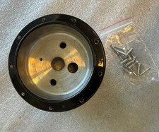 Black 9 Bolt Steering Wheel Hub Adapter 4.25 inch with Hardware picture