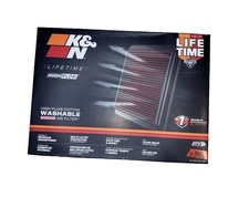 K&N 33-5056 Replacement Air Filter for 2017-2026 Chevy GMC Cadillac Buick V6/L4 picture