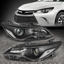FOR 15-17 TOYOTA CAMRY BLACK HOUSING CLEAR CORNER PROJECTOR HEADLIGHT HEADLAMPS picture