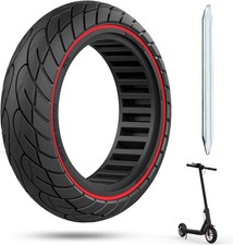 60/70-6.5 Scooter Tire, 10x2.50 Solid Scooter Tire 10 inch Electric R... picture