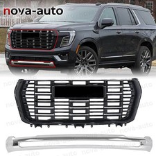 For 2025 26 GMC Yukon Denali Front Grille Black Bumper Lower Valance Skid Plate picture