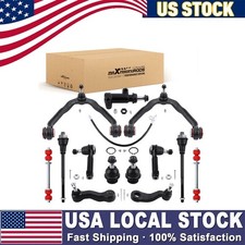 13pc Front Control Arms Kit w/ PU Bushing For Chevy Silverado Avalanche 1500 4WD picture