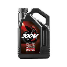 Motul 300V Synthetic Factory Line Road Racing Motorcycle Oil 10W-40 4L 104121 picture