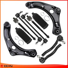 For 2012-2019 Nissan Versa Front Lower Control Arm Tie Rod Sway Bar Suspension picture