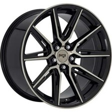 Niche Gemello Gloss Anthracite Machined Wheel; Rear Only; 20x10.5; 20mm Offset picture