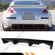 For 2003-2009 Nissan 350Z Z33 Fairlady Z JDM Shark Fin Rear Bumper Diffuser Lip  picture