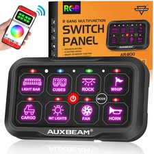 AUXBEAM AR-800 Multifunction 8 Gang RGB Switch Panel bluetooth APP Controller picture