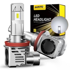 2x H8 AUXITO H11 100W White LED Headlight 24000LM Bulb High Low Globe Beam Kit picture