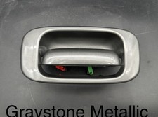 99-06 GM Chevy GMC Silverado Sierra Handle and bezel Graystone Metallic. picture