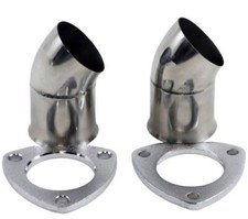 Exhaust Tail Pipe Turn Down With Gaskets High Performance Granatelli 307525-2 picture