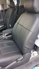 2011-2014 Toyota FJ Cruiser Black Clazzio Perforated leather seat covers kit picture