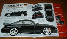 1997 PORSCHE 911 RUF TURBO R ORIGINAL IMP BROCHURE SPECS INFO 97 98 picture