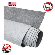 UNIVERSAL Diamond Plate Rubber Flooring Mat 3 m (aluminium look) 96FM003A picture