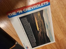 1974 Chevrolet Dealer Sales Brochure Caprice Camaro Corvette Original Catalog picture