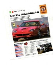 1995 / 1997 / 1998 FERRARI 550 MARANELLO IMP Brochure picture
