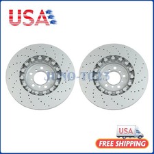 For BMW F80 F87 F82 SHW Performance Pair Set of 2 Front 380mm Brake Disc Rotors picture
