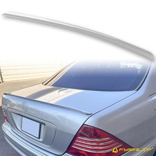 Fyralip Y22 Painted 744 Silver Trunk Lip Spoiler For Mercedes-Benz S Class W220 picture