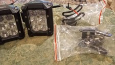 Nilight - 60001F-B Led Pods 2PCS 18W 1260LM Flood Off Road Clear,White (82) picture
