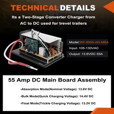 （Lmproved  For WF-8955-AD-MBA RV Converter Main Board Assembly Replacement Unit picture